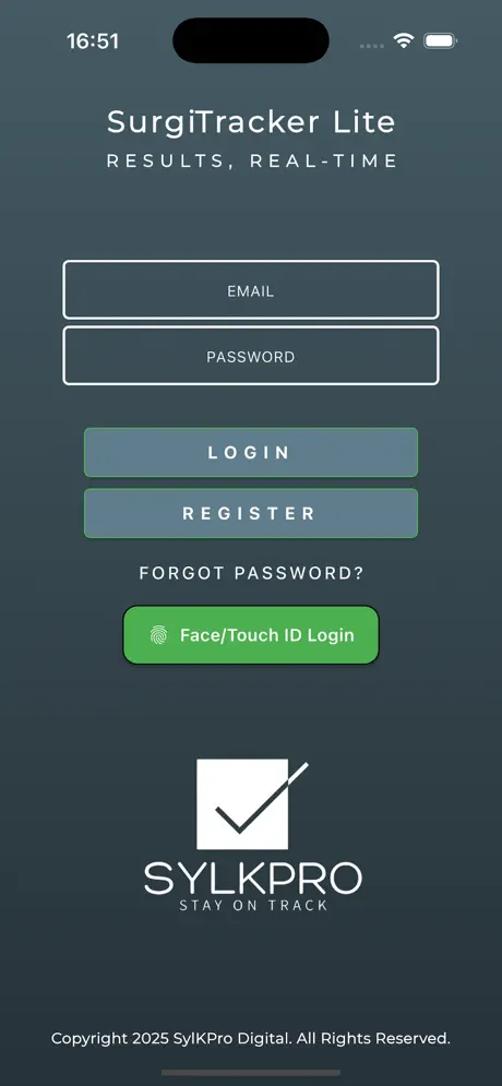 YourCadence sign-in screen